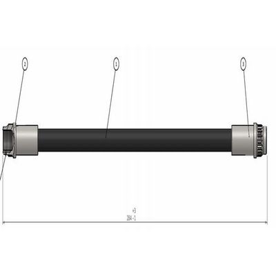 Fren Hortumu Arka Sağ veya Sol Peugeot Partner (S2)(11.2002->)  CAVO C800 756A