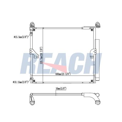 Klima Radyatörü  Toyota Land Cruiser (J15)(2009->)  BOSCH 1 986 AD2 284
