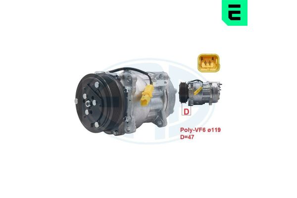 Klima Kompresörü  Peugeot 607 (S1)(11.1999->12.2004)  ERA 670031