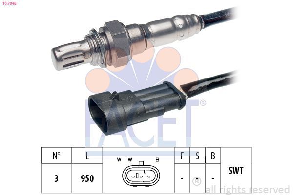 Oksijen (Lambda) Sensörü  Alfa Romeo GTV (163)(1995->)  FIAT ORJINAL 7785973
