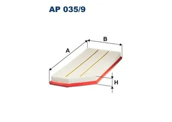 Hava Filtresi  FILTRON AP 035/9  A6540940004 6540940004 654 094 00 04 A 654 094 00 04