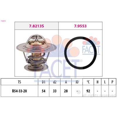 Termostat  Opel Rekord E (1985->)  CALORSTAT TH1335.92
