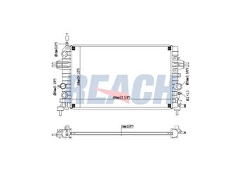 Su Radyatörü  ORİS 793-4811A  1300266 13145211 13170110