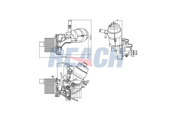 Motor Yağ Soğutucu  Chevrolet Cruze S.Wagon (2012->)  GVA 4290139K