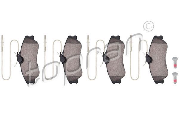 Fren Disk Balata Ön Citroen Berlingo (08.1996->)  MANDO MBF015118