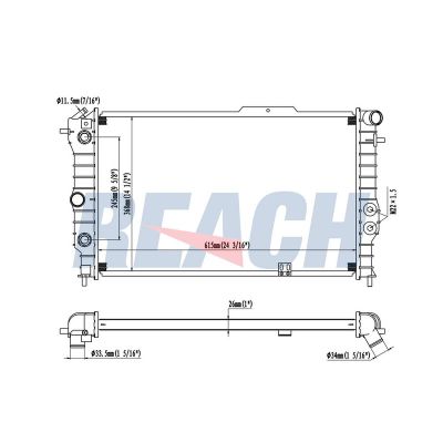 Su Radyatörü  WENDERPARTS MA1245008703