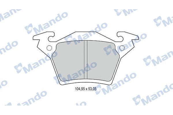Fren Disk Balata Arka Mercedes Vito P.Van (638)(02.1996->)  MANDO MBF015663