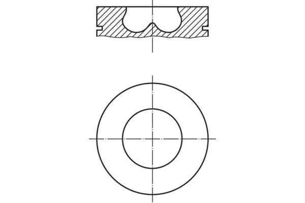 Piston (83.50MM-0.50)  Audi A6 Allroad Quattro (4FH)(10.2008->)  GOETZE 87-72492-050