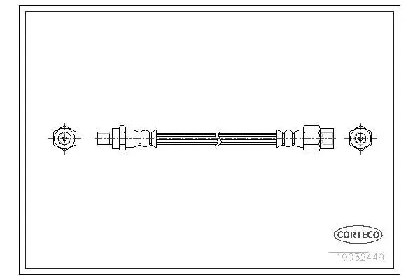 Fren Hortumu Arka Sağ veya Sol BSG 75-730-002