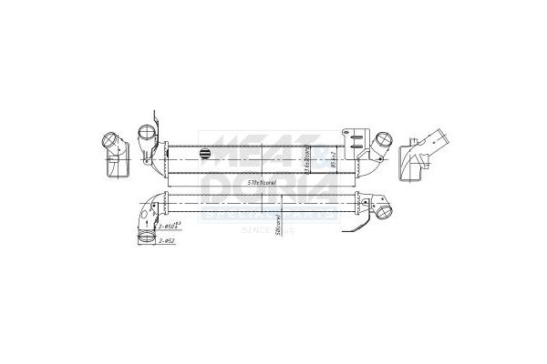 Turbo Radyatörü  MGA 80795