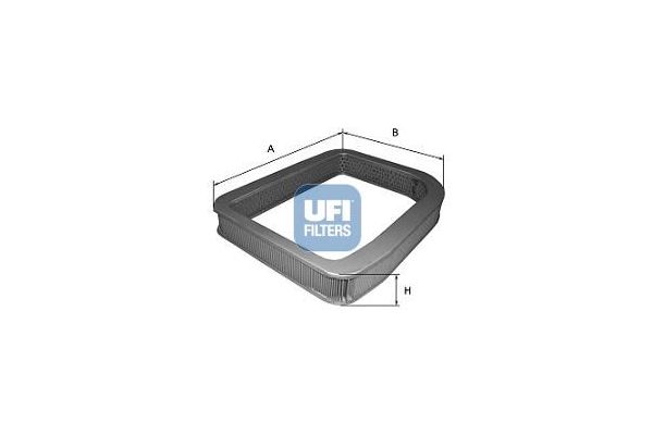 Hava Filtresi  Honda Civic 3/4/5 Kapı (EC/ED)(09.1987->)  UFI 27.525.00
