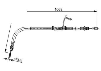 El Fren Teli Arka Sağ ECEM SEE 043  2A635