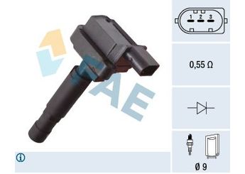 Ateşleme Bobini  ZEGEN ZIC1121  1502580 A0001502580 134089 000 150 25 80 A 000 150 25 80