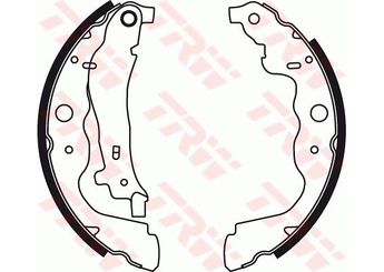 Fren Pabuçlu Balata Arka WALBURG WBS1007  6001549703 7701210109 60 01 549 703 77 01 210 109