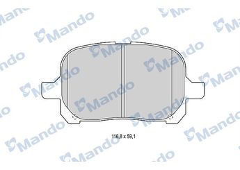 Fren Disk Balata Ön MANDO MBF015857  MBF015857 446520550 04465-20550 446533130 04465-33130 446548060 04465-48060 446533120 04465-33120 446533121 04465-33121 446533150 04465-33150 446533180 04465-33180 446533230 04465-33230 446533290 04465-33290 446548010 04465-48010 4465YZZCL 04465-YZZCL