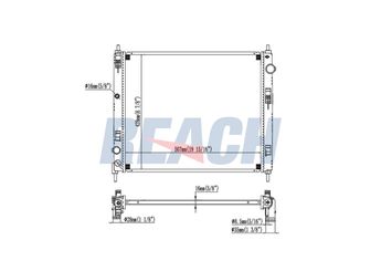 Su Radyatörü  RADISEN RR 606119  214101KK0A 214101KK1A 214101KK0B 214101KK0C
