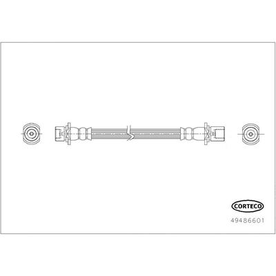 Fren Hortumu Arka Sağ veya Sol CAVO C901 622A