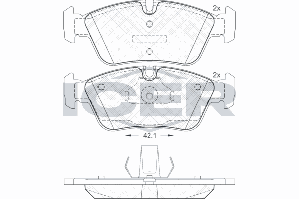 Fren Disk Balata Ön BMW Z4 M Serisi Roadster (E85)(2006->)  OTOZONE FDO6005-R