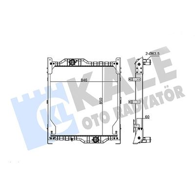Su Radyatörü  KALE 307300