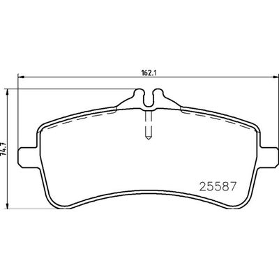 Fren Disk Balata Arka BREMBO P 50 131