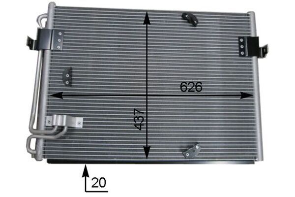 Klima Radyatörü  MAHLE AC 174 000S