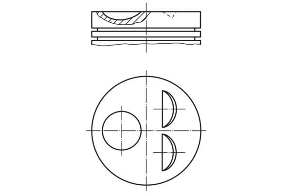 Piston (77.60MM-STD)  NÜRAL 8771666STD000G