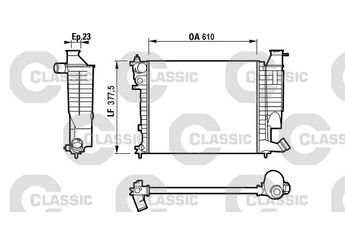 Klima Radyatörü  VALEO 232535  133045
