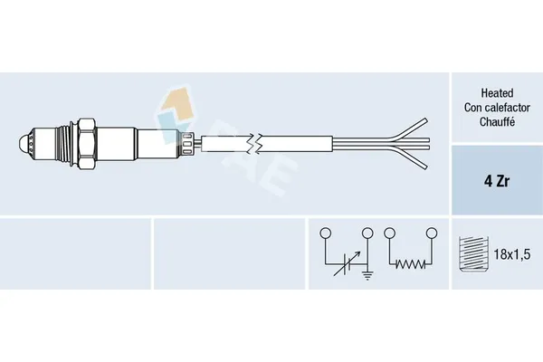 Oksijen (Lambda) Sensörü  BMW 3 Serisi Touring/Cabrio (E30)(1985->)  BMW ORJINAL 11781247235