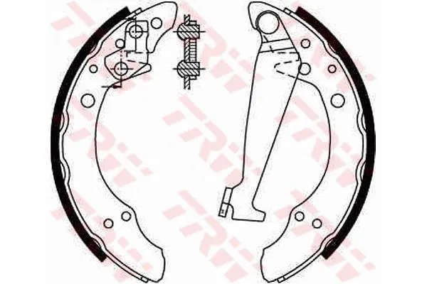 Fren Pabuçlu Balata Arka Volkswagen Santana (327)(08.1981->1984)  WALBURG WBS1124