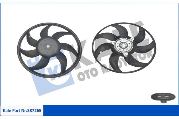 Radyatör Fan ve Motoru  KALE 387265