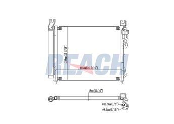 Klima Radyatörü  BOSCH 1 986 AD2 181  9760607500 9760607550