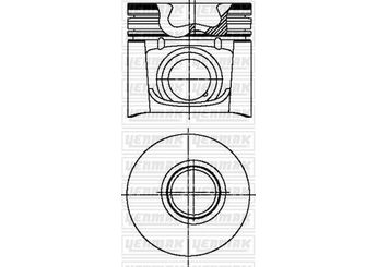 Piston (94.40MM-STD)  YENMAK 31-03691-000  3103691000 2992040 0000002992040 2996902 500352812 500330860 0000500330860 500329665 500329703 500329704