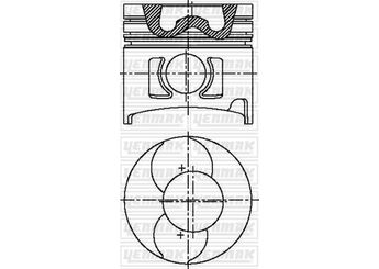 Piston  YENMAK 4571-STD  31-04571-000
