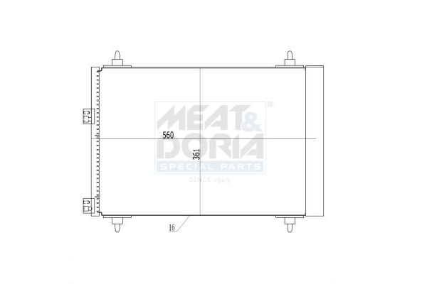 Klima Radyatörü  VEKA 43-3302