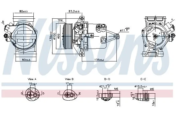 Klima Kompresörü  NISSENS 890980