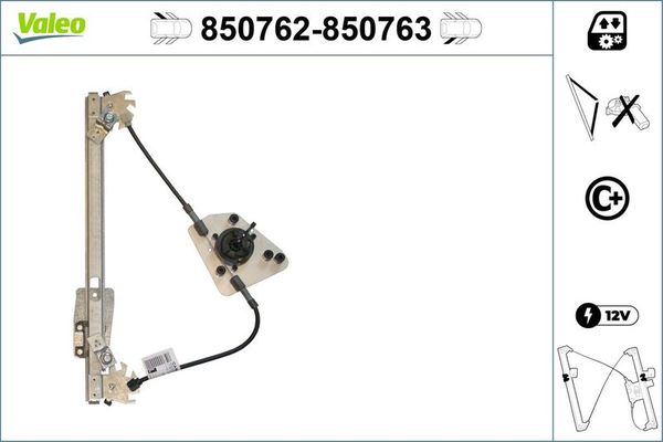 Cam Krikosu Arka Sol VALEO 850762