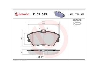 Fren Disk Balata Ön MAGNETI MARELLI 363700485029  701698151A 701698151D 701698151E 701698151J