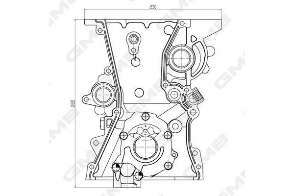 Yağ Pompası  Nissan Almera Tino (V10M)(05.2000->)  GMB GOAS-114A