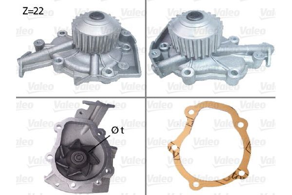 Devirdaim Su Pompası  Chevrolet Matiz (2004->2005)  VALEO 506659