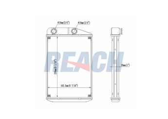 Kalorifer Radyatörü  MOCA HC3395  77364073 6448R0 6448.R0