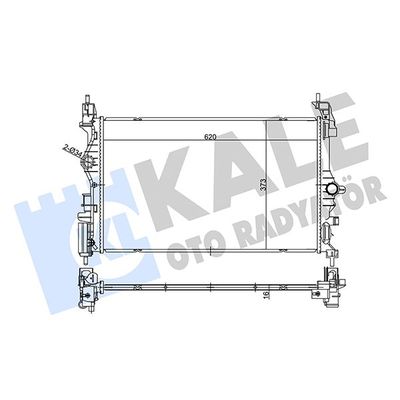 Su Radyatörü  Opel Corsa E (2014->)  KALE 357260