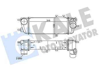 Turbo Radyatörü  VEKA 42-2106  28271 2A600 282712A600 28271-2A600