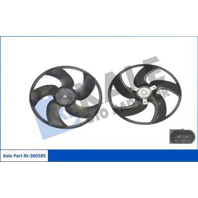 Radyatör Fan ve Motoru  Peugeot 206 + (02.2009->)  KALE 360585