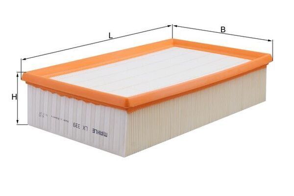 Hava Filtresi  Audi 100 Sedan (C4)(12.1990->)  MAHLE LX 339