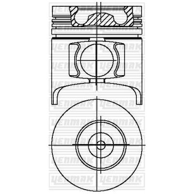 Piston (110.00MM-STD)  YENMAK 39-04394-000