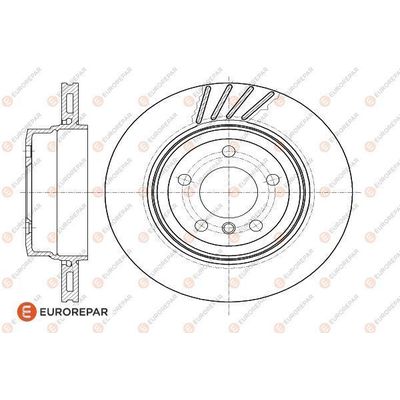 Fren Disk Ayna Arka Sağ ve Sol BMW X3 Serisi (E83)(09.2003->)  EUROREPAR 1622811480