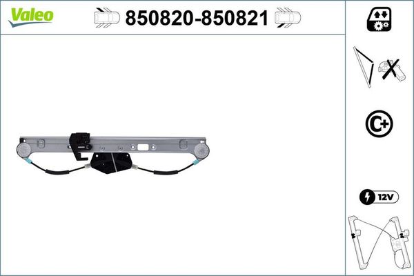 Cam Krikosu Arka Sol BMW X3 Serisi (E83)(09.2003->)  VALEO 850820