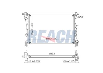 Su Radyatörü  MAHLE CR 1362 000P  52052630 52015584