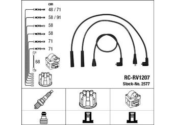 Buji Kablosu  NGK 2577  