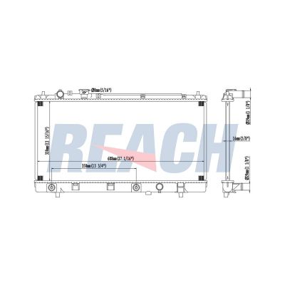 Su Radyatörü  Mazda 323 F/S Sedan (BJ)(01.2001->)  MAHER 10543